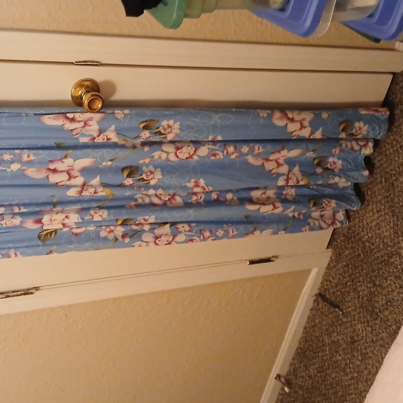 VIISHOW, Maxi, Blue background with pink and white flowers, 2XL, dress. - Picture 6 of 6